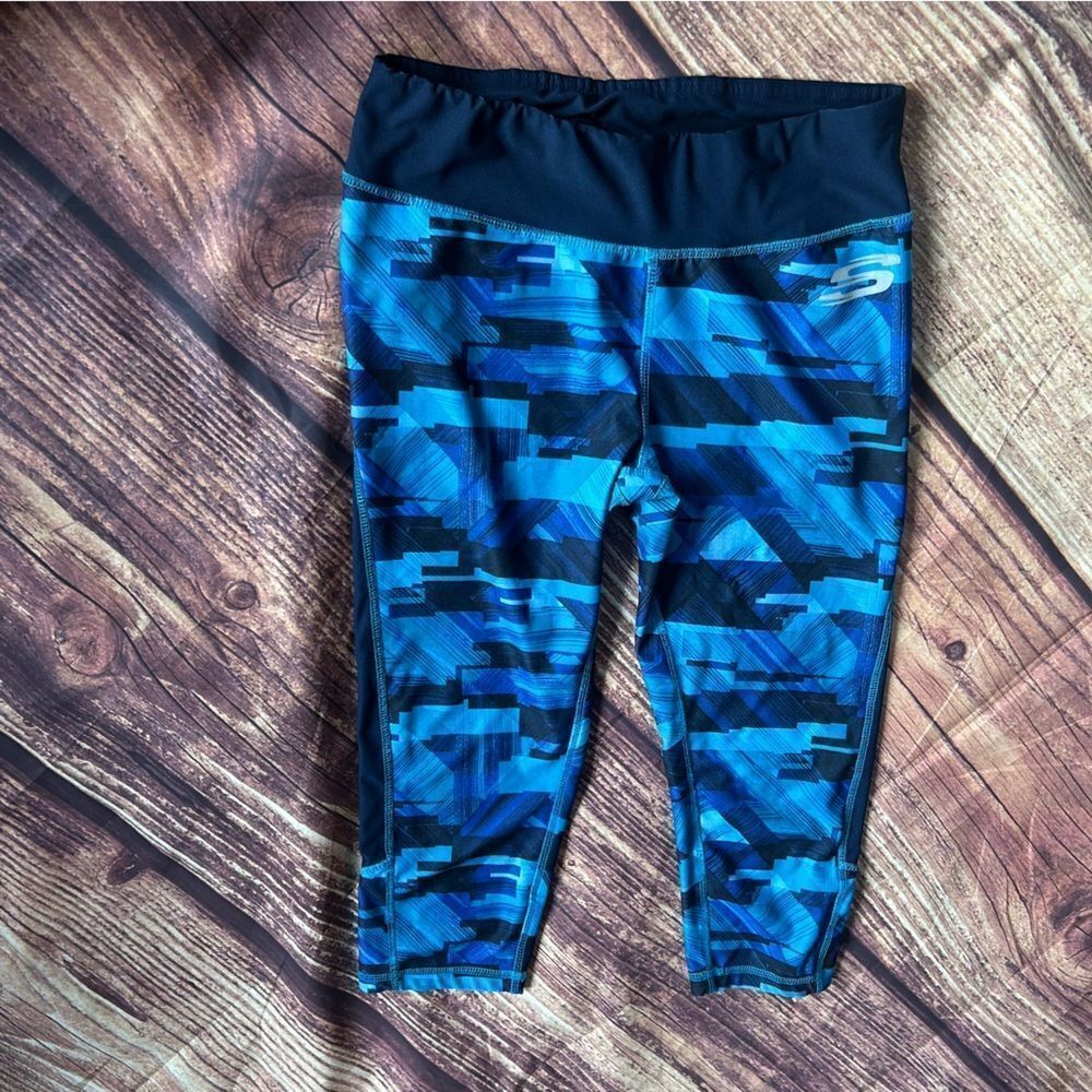Women’s Sketchers Cropped Legging Blue Size M
